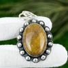 Friendship Day Sale Ocean Jasper Stone 925 Sterling Silver Mother Bezel Pendant