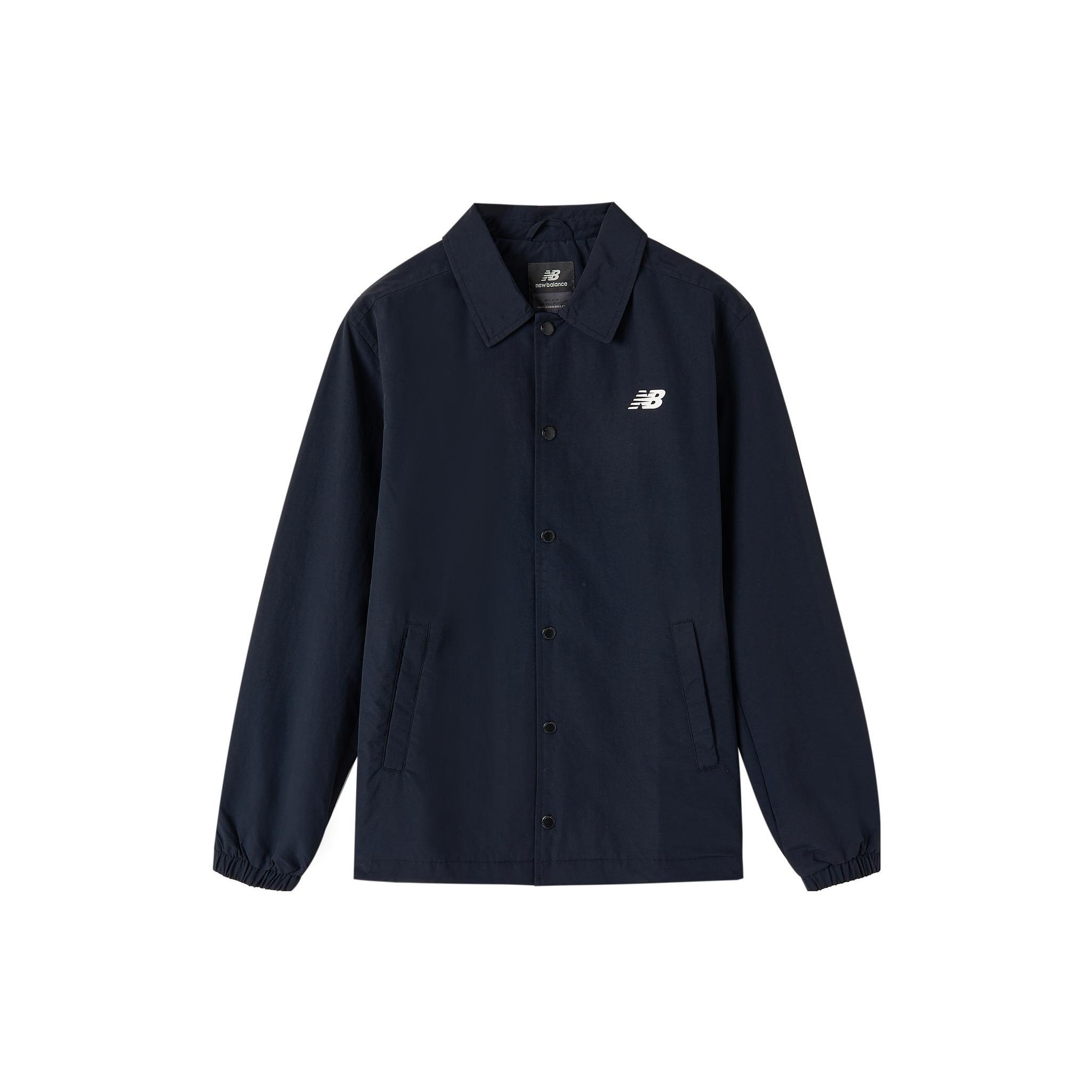 New Balance Essentials Coaches Jacket Asia Sizing Black Unisex NAA1V013-BK L