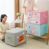 Folding Quilt Clothes Storage Bag Kids Toys Organizer Box For Cartoon Animal Nursery Toy Bins