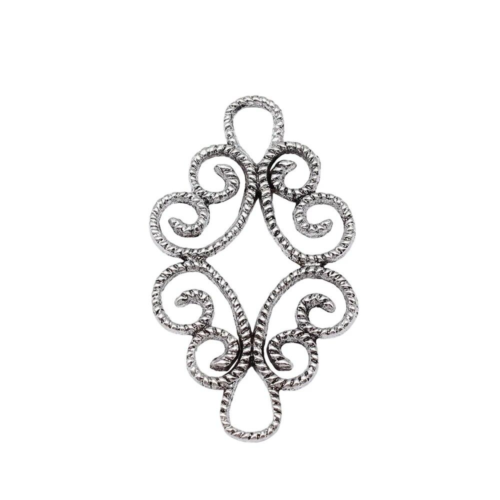 Composants de connecteur de fleur Charm de sac Cadeau pour la fabrication de bijoux