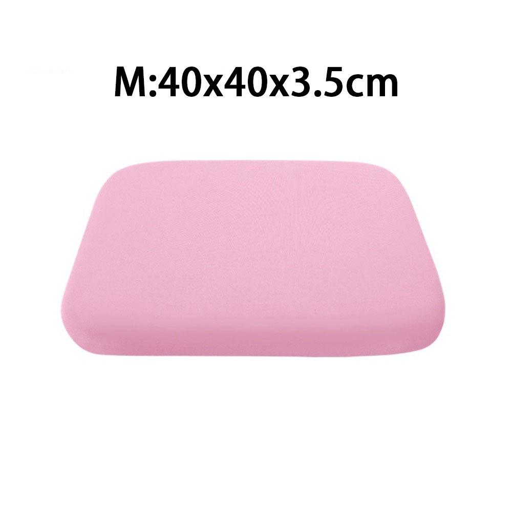 

Подушка для сиденья автомобиля из пены с эффектом памяти, нескользящая подушка для инвалидного кресла, новая подушка для офисного стула, студенческая Pink-M