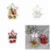 Five-pointed Star Xmas Pentagram Hanging Pendant Christmas Bell Christmas Door Bell New Year