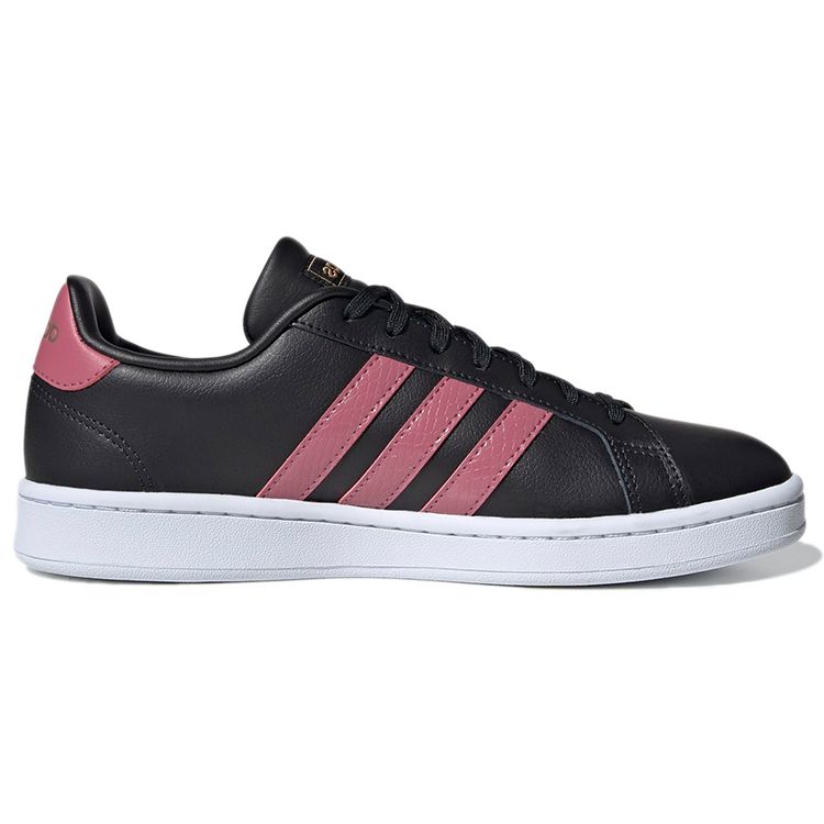 Adidas Neo Grand Court Comfortable Low-Top Sneakers Women Sneakers Black Pink FW0798