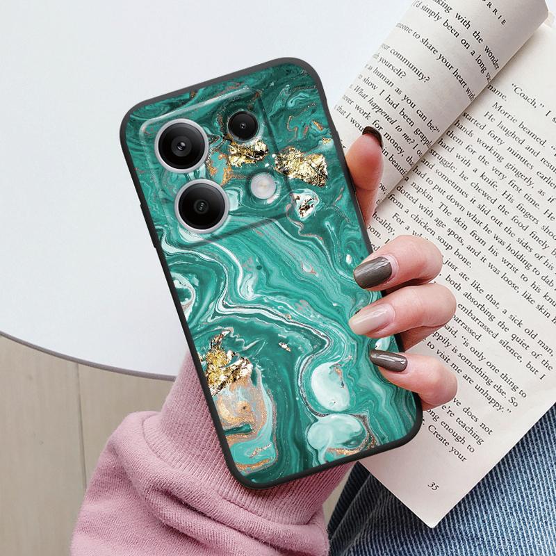 Luxury Case For Redmi Note 13 Pro 4G 5G Fundas Marble Fashion Pattern Soft TPU Protection Cover For Xiaomi Redmi Note14 Pro Capa