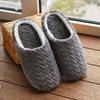 Cozy Plush-Lined Corduroy Slippers for Men and Women  Non-Slip Indoor House Shoes, Perfect for Autumn and Winter Comfort, House Slippers