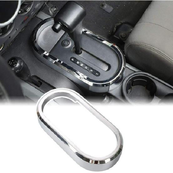 Central Gear Shift Panel Trim Cover Bezel for Jeep Wrangler 2007-2010 JK Chrome
