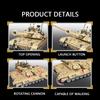Non-Toxic Sembo Block Usa Military M1A2 Abrams Main Battle Tank Building Blocks Moc Ww2 Weapon Bricks Toys For Children Kids Halloween Gifts