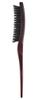 Used by Hair Salons Around the World Slick Back Brush Hairbrush Comb Unisex Men Women Boar Hair Static Electricity Elimination Shine Shine Heat