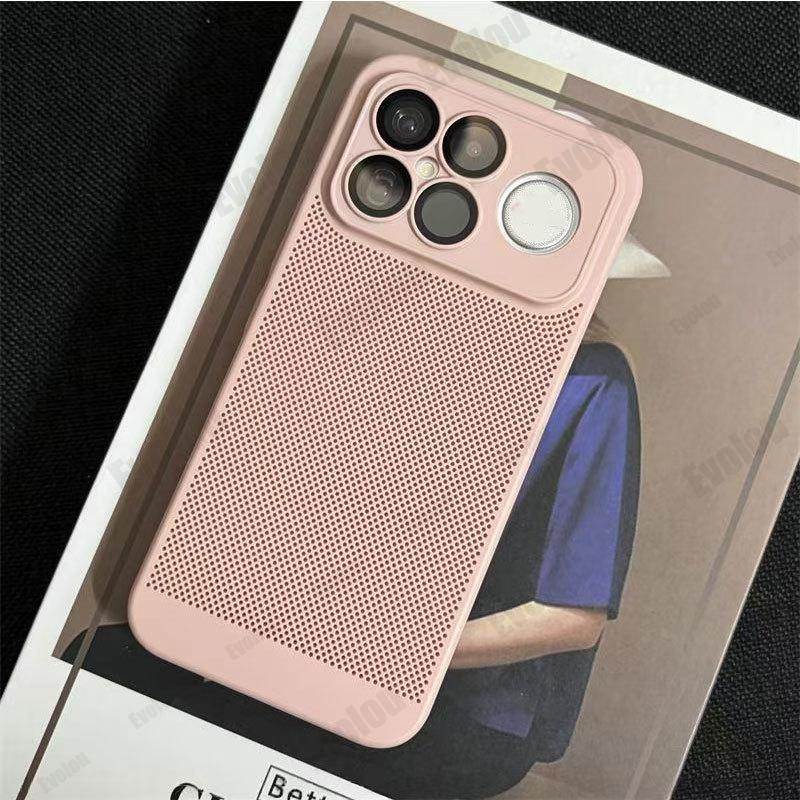 For POCO F8 Ultra F8pro Heat Dissipation Hard Phone Case for POCO F8Ultra Redmi K90 Pro Max Cooling Honeycomb Mesh PC Shell
