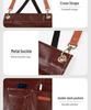 Extended PU Leather Waterproof Oil-Proof Apron for Kitchen & Catering with Custom Logo