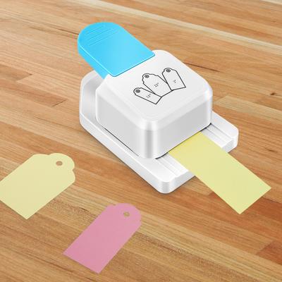 Perforadora de etiquetas 3 en 1, cortadora redondeadora de esquinas, perforadora de etiquetas de papel para tarjetas de álbum de recortes, tarjetas de papel para bricolaje, planificador de fotos, suministros de corte