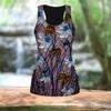 3D Carved Flowers Print Women Workout Yoga Gym Printed Summer Sport Shirts Plus Size Vests
