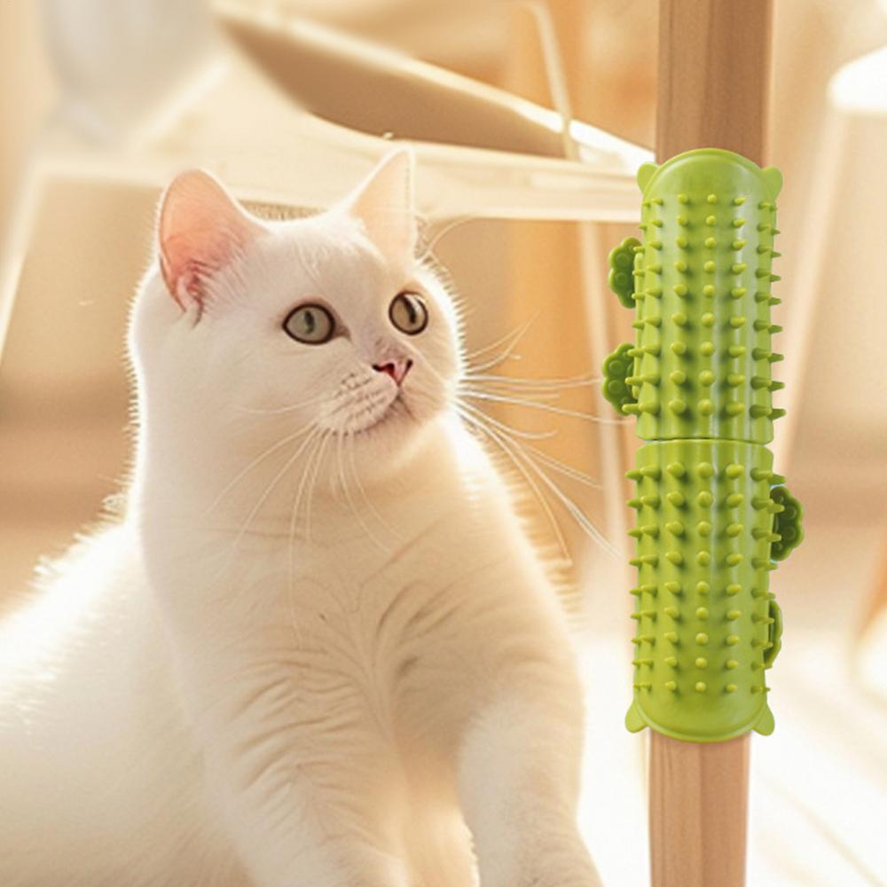 Cat Scratch Corner Brush Silicone Shedding Massage Comb Pet Grooming Brushes Pet Itch Tool Face Scratchers For Table Legs