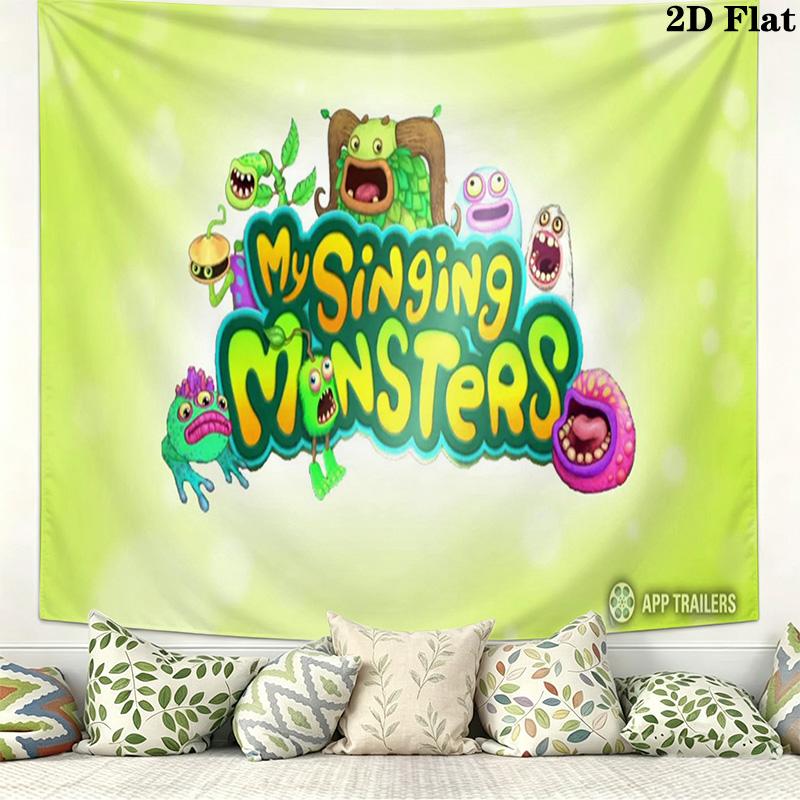 My Singing Monsters Pattern Home Decor Tapestry, Wall Hanging, Decorative RV Wall Cloth.MGT0918535