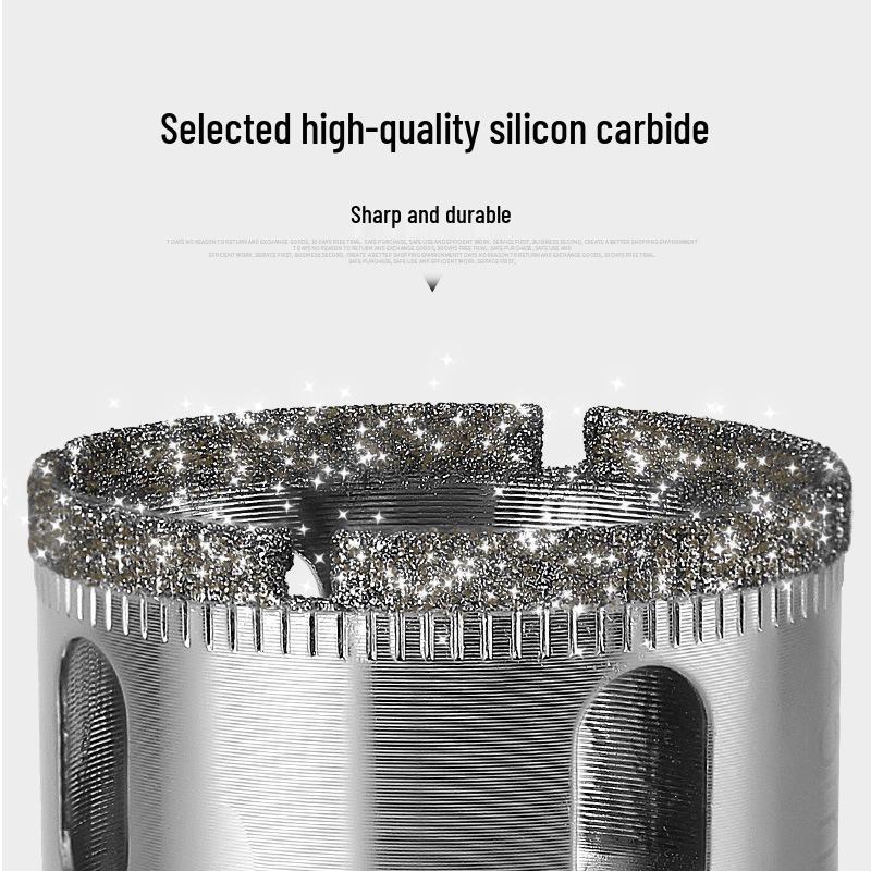 6mm Diamond Grit Glass & Tile Drill Bit for Hole Enlarging & Bead Grinding