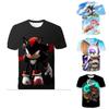 Vibrant Sonic The Hedgehog Printed T-shirt For Kids With Short Sleeves And Comfort Fit