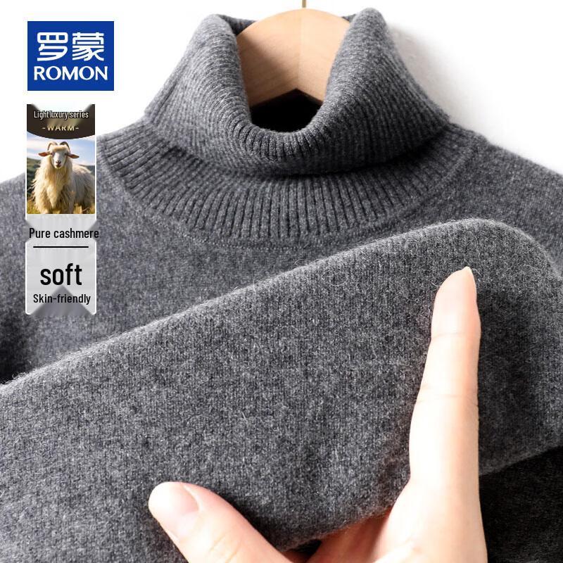 

ROMON Men s Pure Cashmere Turtleneck Sweater 3XL
