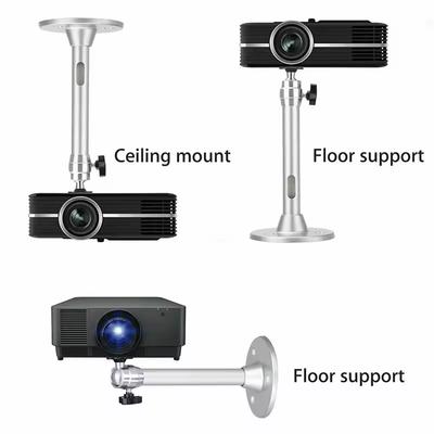 Aluminum 360° Rotatable Ceiling Wall Mount Bracket for HY300 HY320 Portable Projector Beamer Holder