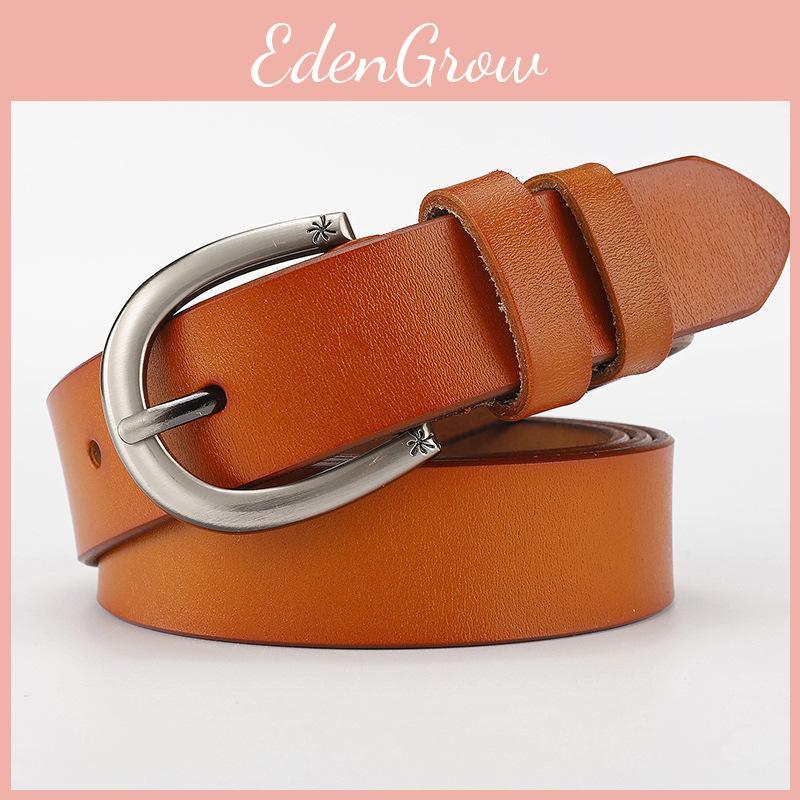 Womens Genuine Leather Waist Belt Alloy Buckle Everyday Casual Wear Decoration
