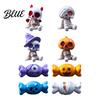 Small Ghost Skeleton Ornaments 8 Pcs Halloween Mini Resin Figurines Tiny Spooky Zombie Candy Themed Statue for Crafts Party Favors Fairy