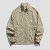 Veste de protection solaire en soie glacée pour homme JIAOXIU