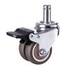 Rongyu 1.5-inch Threaded Stem Office Chair Caster Wheels (Set of 5)
