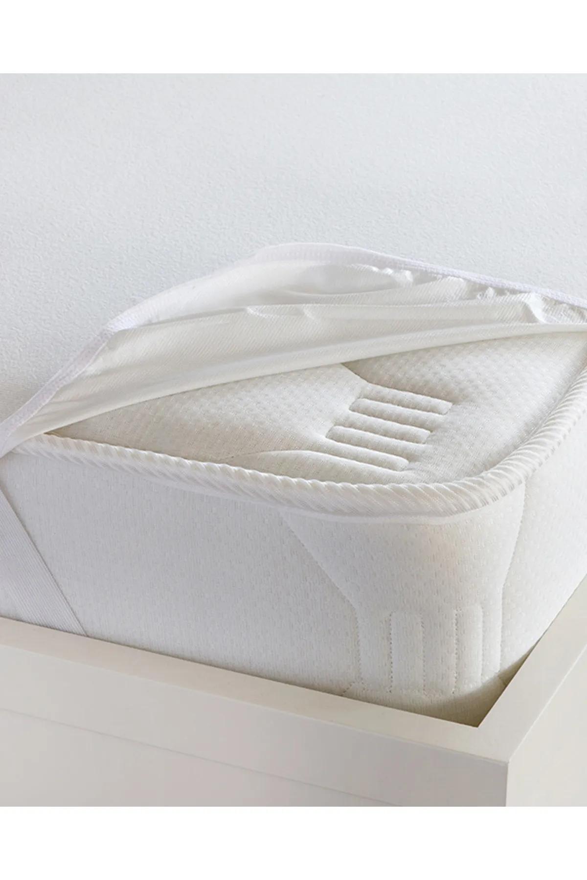 

English Home Fresh Touch Waterproof Double Mattress Protector White