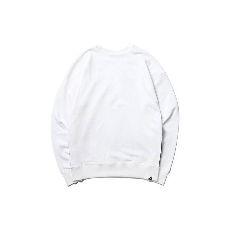 Puma Downtown Crew Sweatshirt Men tops White 597333-02