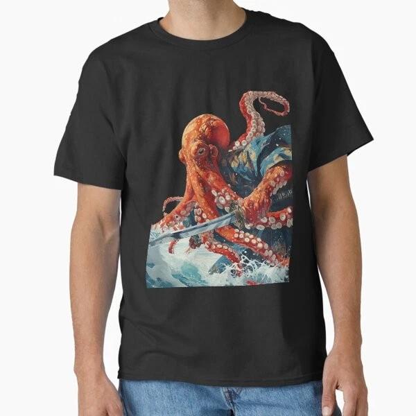 

SAMURAI OCTOPUS Classic T-Shirt Made in USA/AUS T-Shirt S-2XL 4XL
