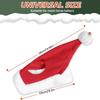 Yousheng Christmas Horse Hat Universal Winter Thick Warm Red Velvet Santa Hat Xmas Horse Decoration Costume Accessories Party Supplies