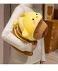 Capybara Plush Toy: Cartoon Backpack & Removable Doll