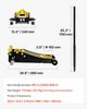 Low Profile Floor Jack 3 Ton Heavy Duty Steel Dual Piston Rapid Pump