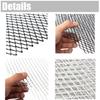 1 Sheet 40"x13" Silver Radiator Grille /Engine Bay Rhombus Mesh Protect Net