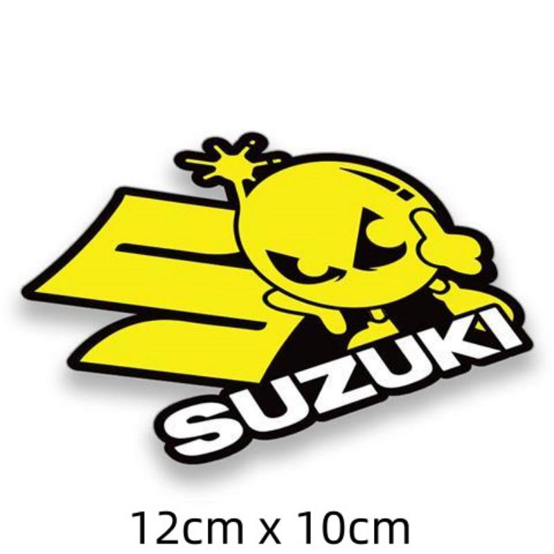 Suzuki motorcycle helmet personalized fun decorative stickers, waterproof and sunproof helmet and body case modification sticker