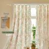Nordic French Floral Fabric Wall Curtain