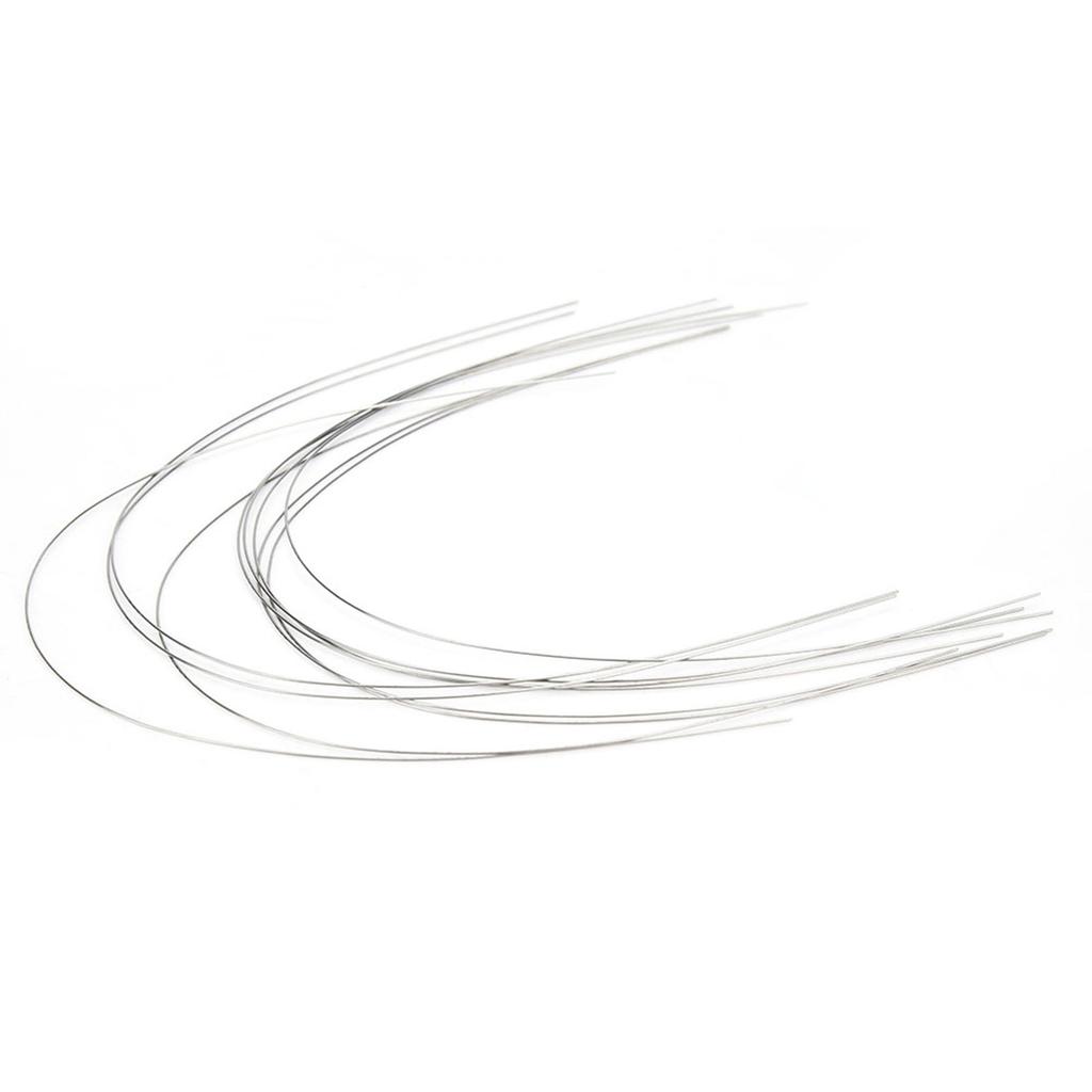 10Pcs Super Elastic NiTi Arch Round Wire Archwire for Orthodontic Dental Supplies (0.012 Upper)