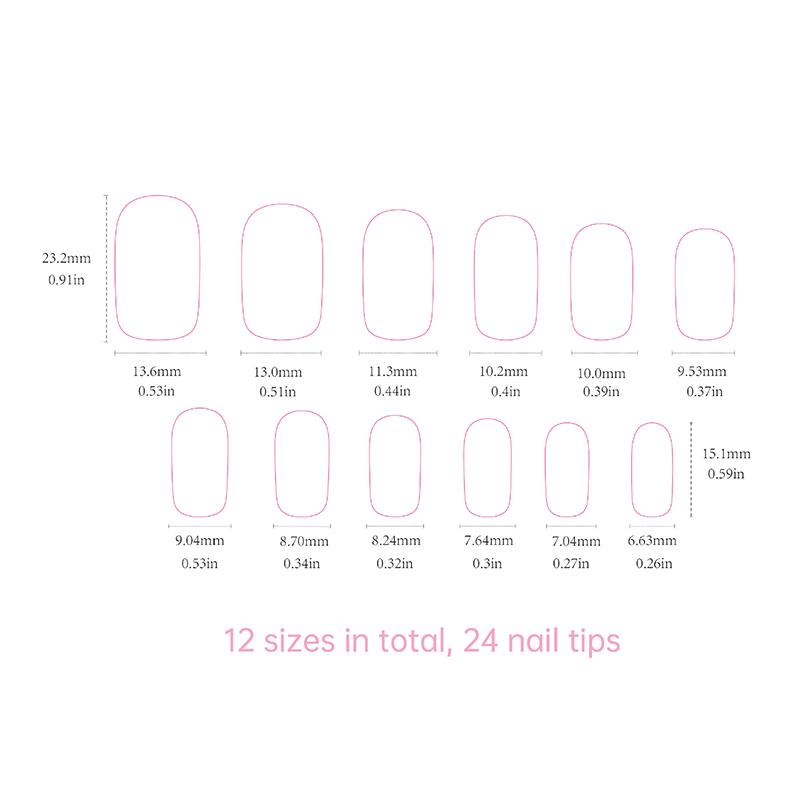 

24 шт. Французские облака звезды короткие квадратные накладные ногти с гелевой клейкой основой, с блестящим дизайном, съемные накладные ногти