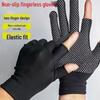 Universal Touchscreen Work Gloves for Men & Women - Anti-Slip, Wear-Resistant, Two-Finger Exposed for Riding & Delivery