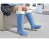 Женские 42 см Очень Высокие Нескользящие Утолщенные Водонепроницаемые Резиновые Сапоги для Путешествий, Уборки Столовой и Модной Носки