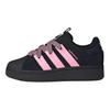 adidas Originálne Superstar Xlg Semišové Pohodlné Všestranné Nízke Tenisky Dámske Tenisky Čierne IG7044