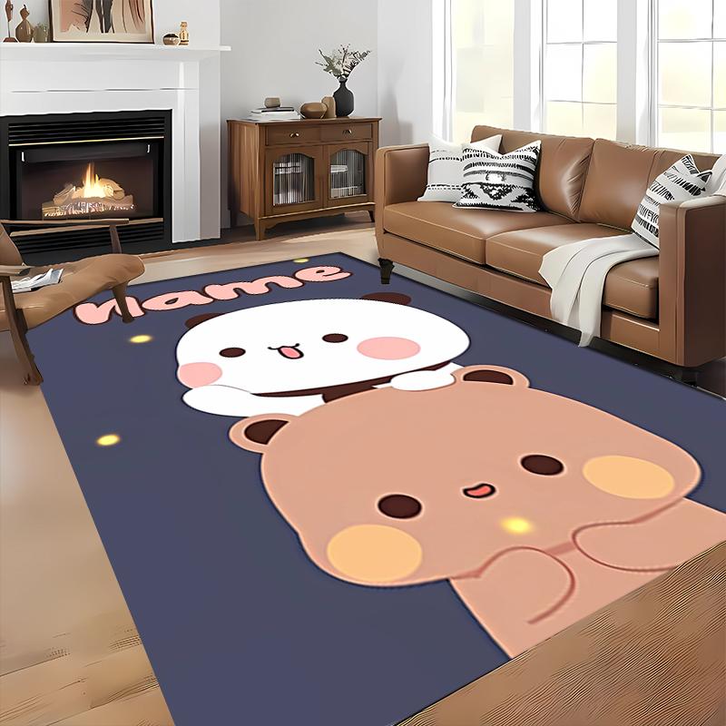 Custom personalization Bubu and Dudu Area Rug - Perfect For Kitchen, Bathroom,Laundry Room Decor Large Size Available,Gift All Seasons