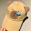 Capybara Runny Nose Fishing Cap Trendy Dad Hats Hot Sale Hip Hop Gorras  Four Seasons