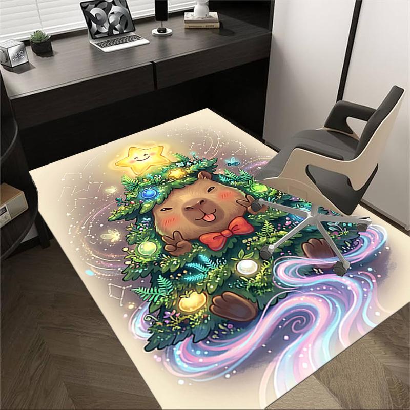 

1PC Christmas tree animal Non-Slip Floor Carpet Compatible for Office&Living Room&Bedroom&Dining room - Soft & Pattern-G0360 60cm by 90cm