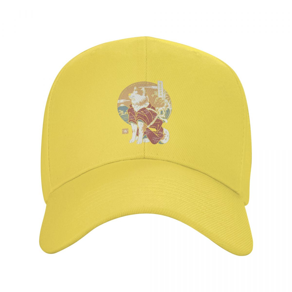 

Модная бейсбольная кепка унисекс с изображением собаки акита-воина-самурая для взрослых, регулируемая шляпа для папы, женская летняя кепка унисекс Snapback Adjustable Cap