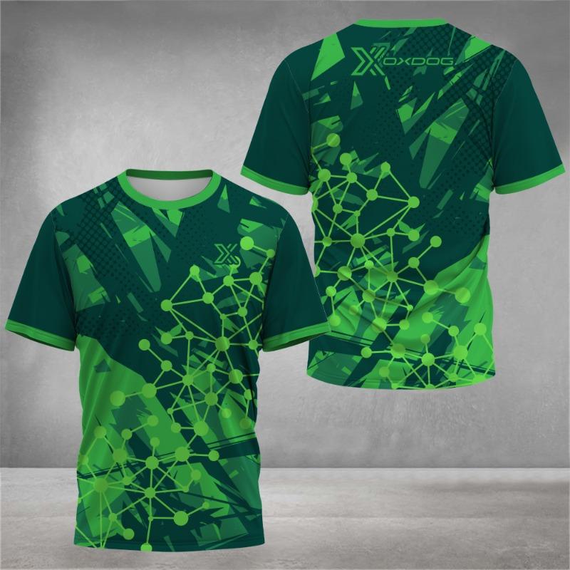 

Fashion 3D Tie-Dye Print T Shirt For Men SummerOutdoor Tennis Sports T-Shirt Casual Breathable Loose Top XXS