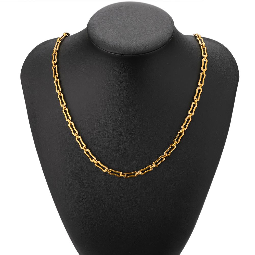 1 Meter Edelstahl Knochen Handgefertigte Ketten für DIY Schmuckzubehör Halskettenkomponente Armbandzubehör Ohrringe Herstellung