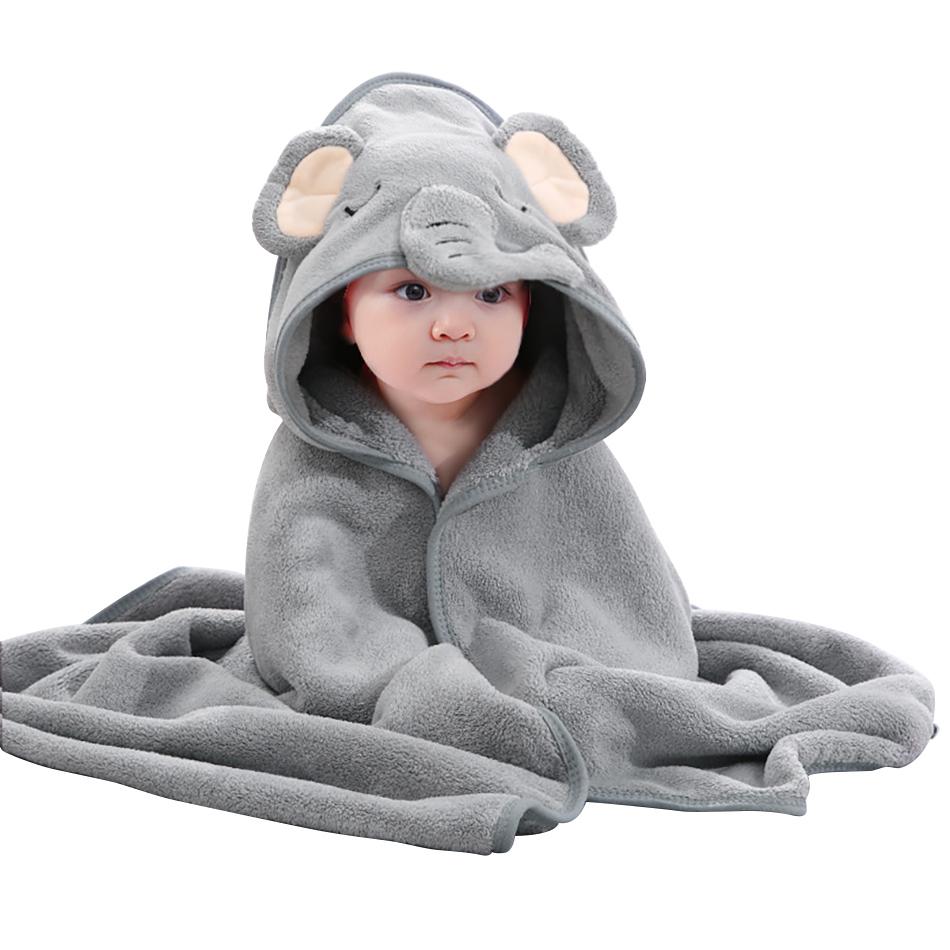 Baby Cover Boy Girl Dino Animal Hooded Cold Blankets Baby Crib Kit Accessories Infant Kids Swaddling Bath Velvet Quick-Dry Towel