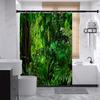 Üppiger Tropen-Dschungel Duschvorhang - Lebendiges Grün & Exotische Pflanzen, Wasserdichte Heimdekoration Bringt die Schönheit der Natur in Ihr Badezimmer