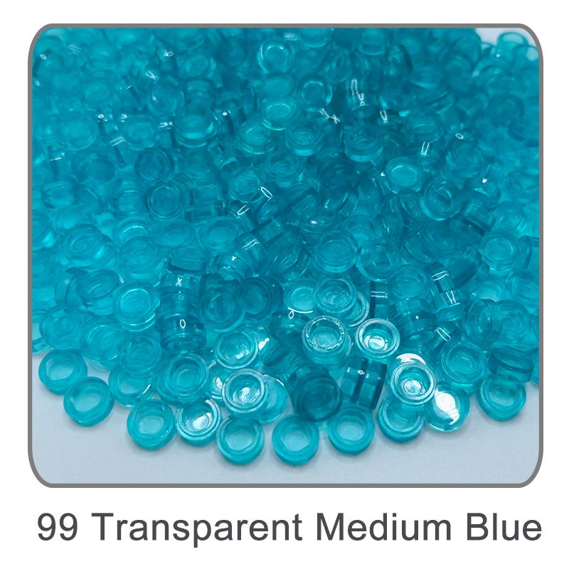 1000PCS 98138 Round Tile 1x1 Flat Circle Pixel Art Stuff Painting Construction Block Mosaic Drawing ideal for Artist Professional Player