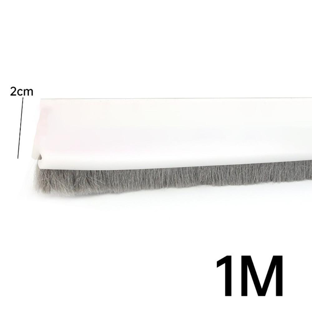 1M Selvklebende Dørbunn Lydløs Børste Lengde Justerbar Spalte Lydisolert Tape